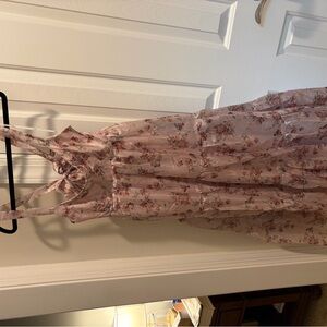 Floral Purple Lulu’s Dress NWT
